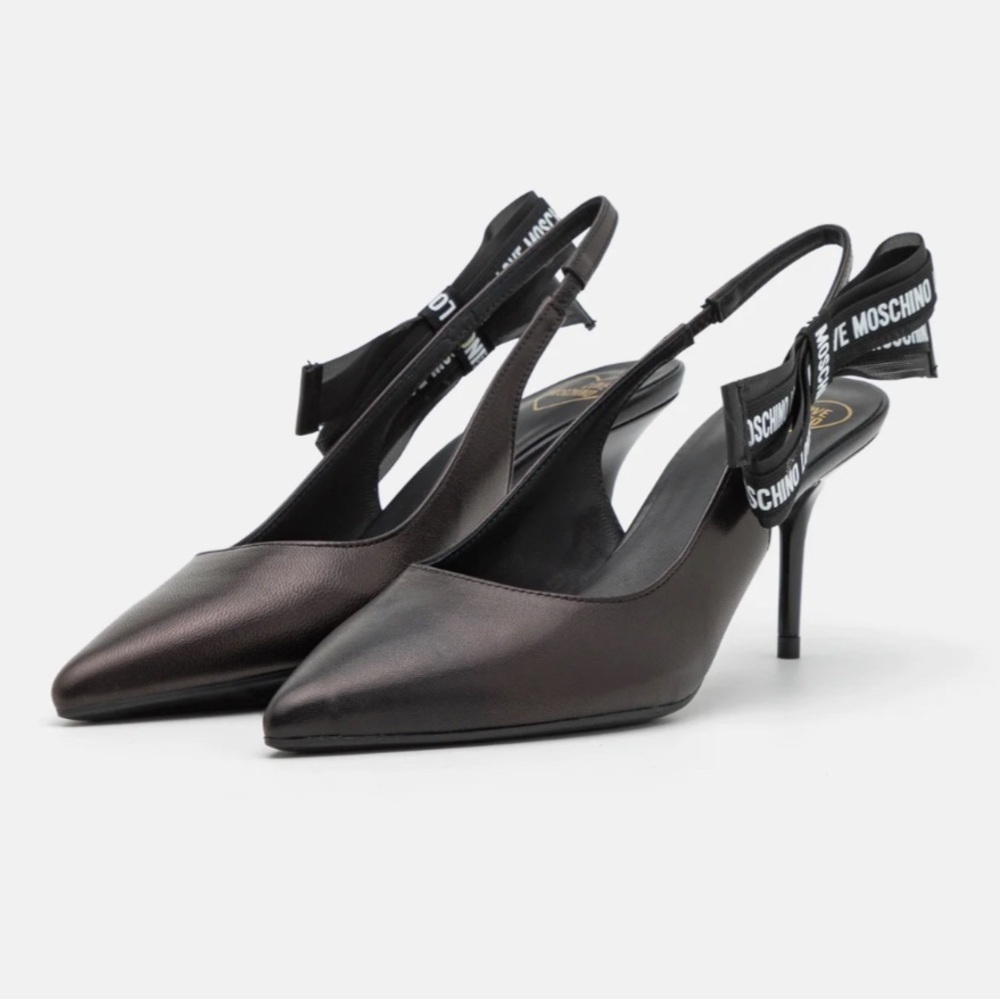 BNWT Love Moschino Meather Heels